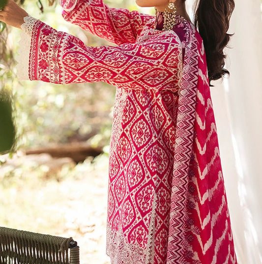 Exquisite Pure Lawn Digital Printed Dress